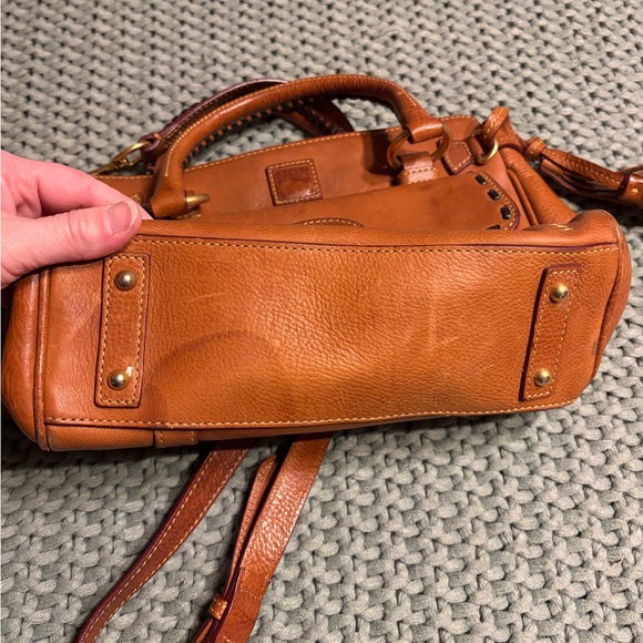 Dooney Bourke Brown Leather Handbag - Picture 2 of 7